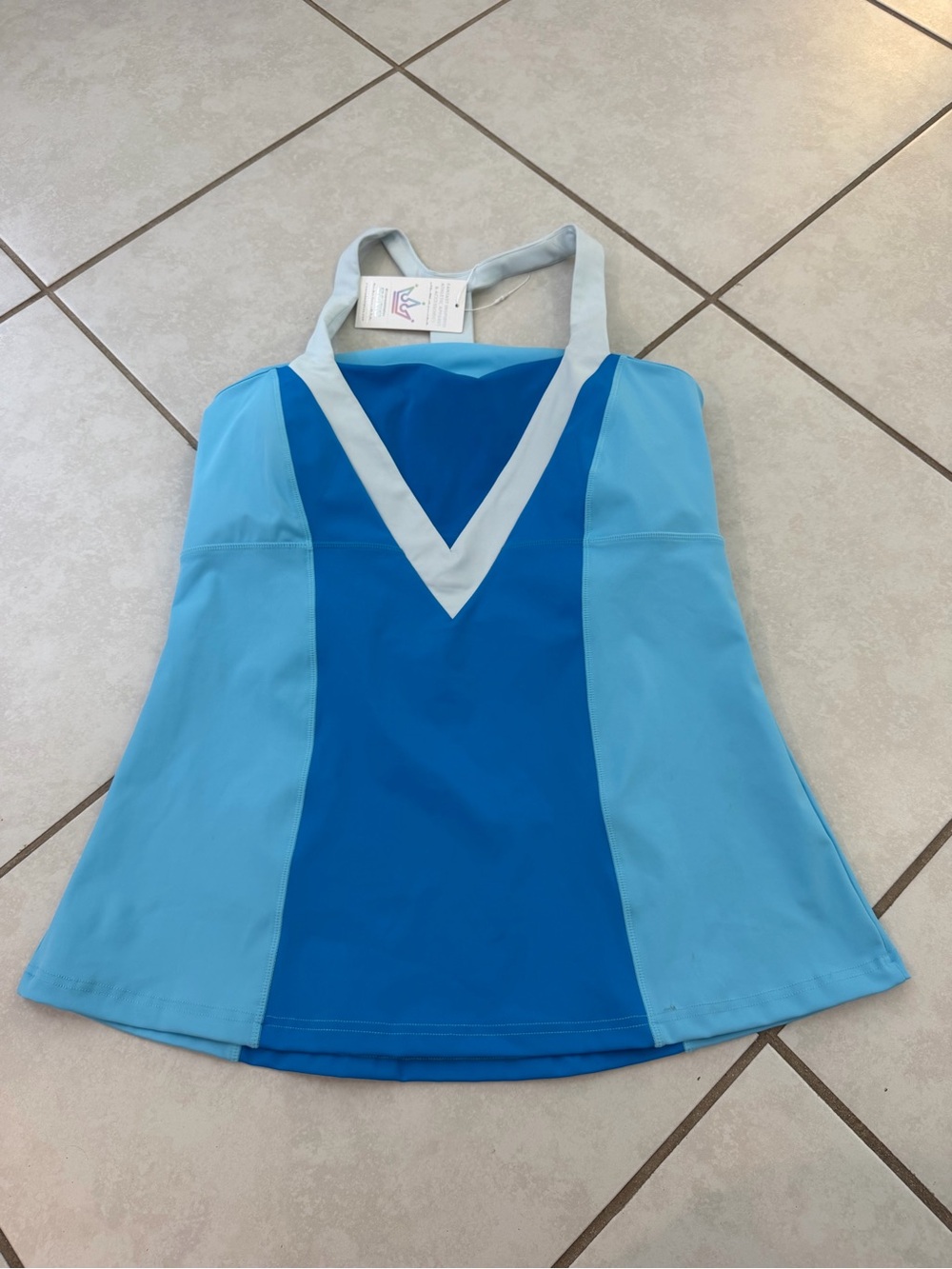 **Original Design** Crowned Athletics Blue Beauty Sleep Athletic Tank